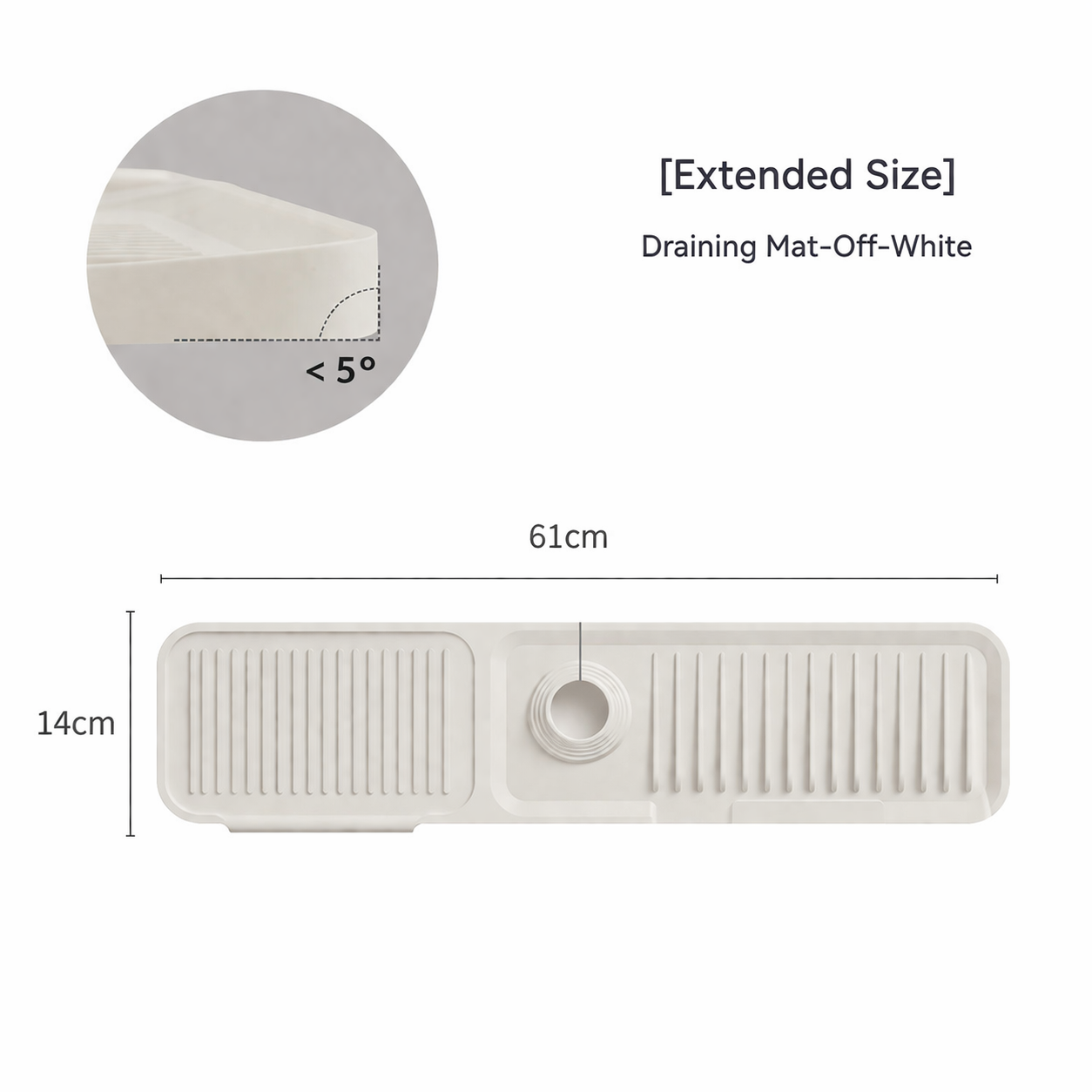 Nexora™ 2-in-1 Silicone Faucet Splash Guard – Keep Your Counter Dry & Clean